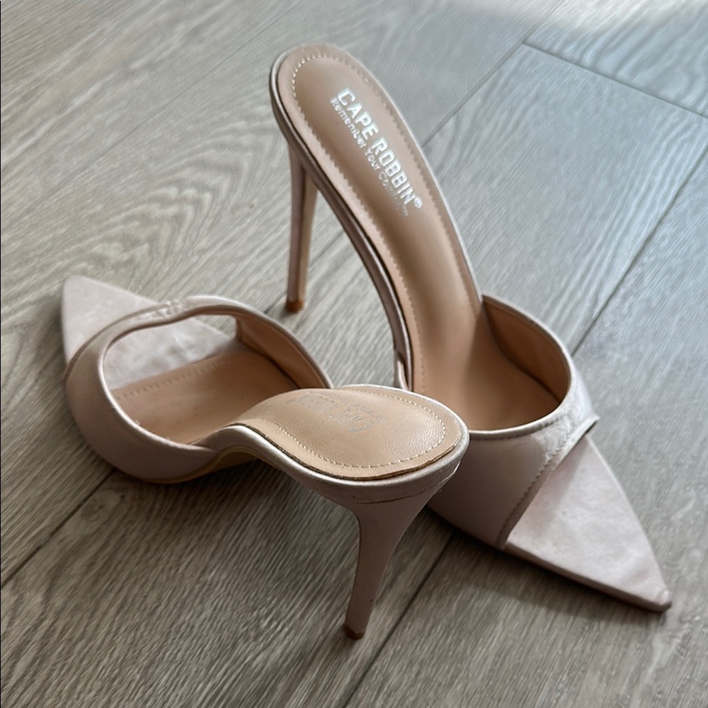 Wedding shoes or special occasion High Heels Cape Robbin Pink Stiletto sandals